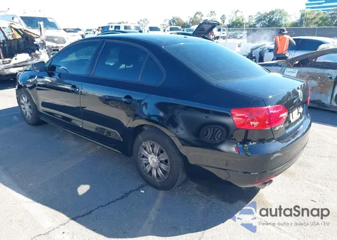 2013 Volkswagen Jetta 2.0L S из США, поврежденный, VIN 3VW2K7AJ7DM383132